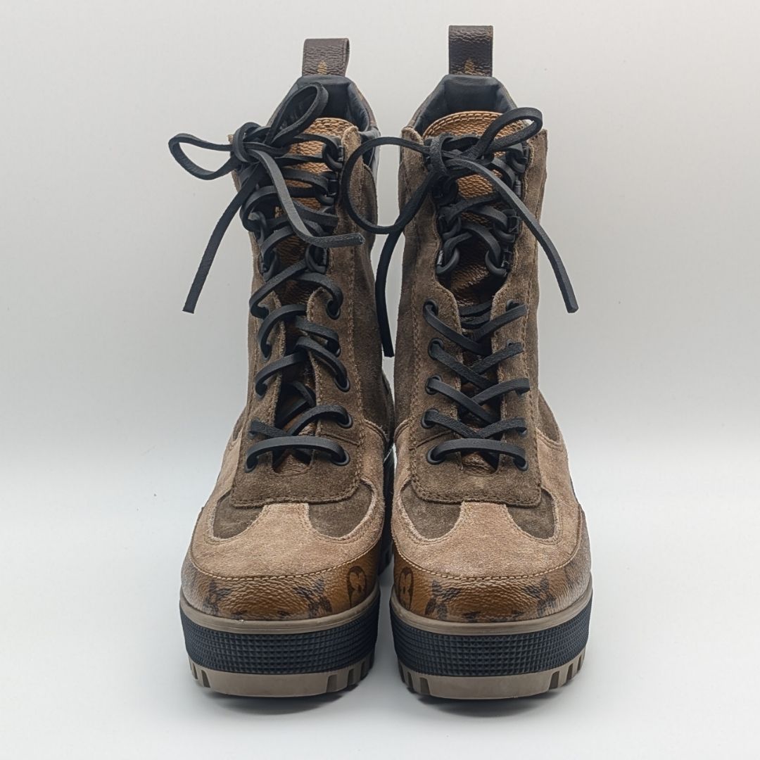 Louis Vuitton Laurie Line Monogram Reverse Ankle Boots — view 4