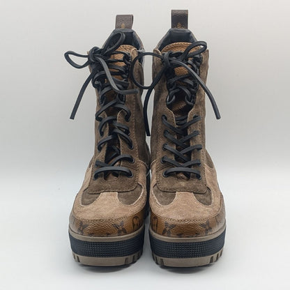 Louis Vuitton Laurie Line Monogram Reverse Ankle Boots — view 4