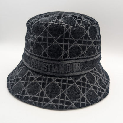 Dior Bucket Hat Cannage Black Logo