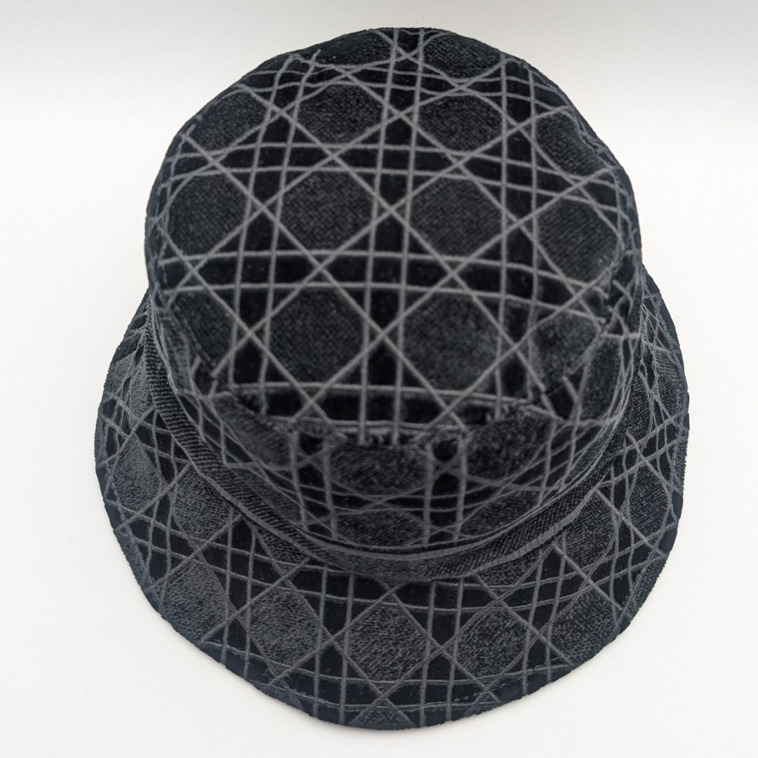 Dior Bucket Hat Cannage Black Logo — view 3