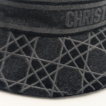 Dior Bucket Hat Cannage Black Logo — view 4