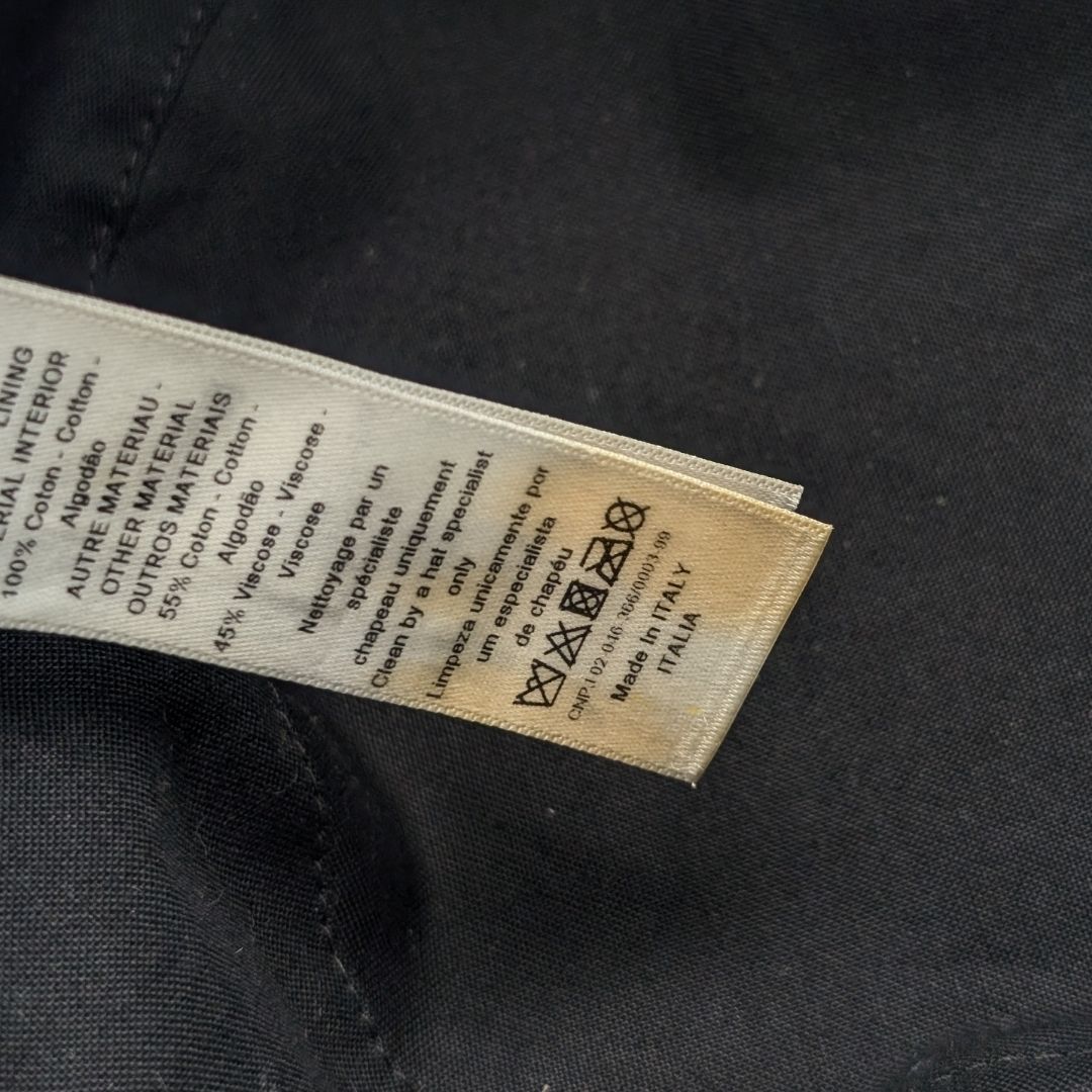 Dior Bucket Hat Cannage Black Logo — view 8