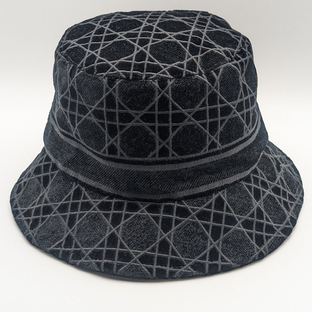 Dior Bucket Hat Cannage Black Logo — view 2