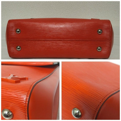 Louis Vuitton Cluny MM Epi Handbag Red — view 4