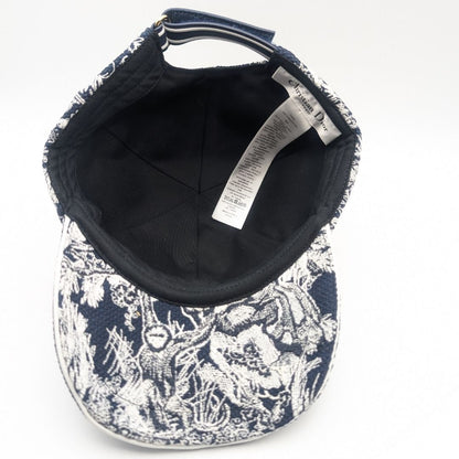 Dior Baseball Cap Black White Logo Hat Cot — view 7