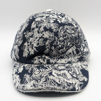 Dior Baseball Cap Black White Logo Hat Cot — view 2