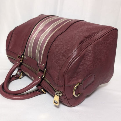 Gucci Leather Canvas Web Sherry Line 2-Way Handbag — view 3