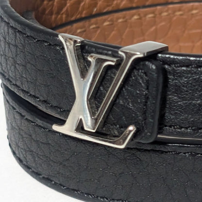 Louis Vuitton Bracelet LV Logo Leather Black — view 2