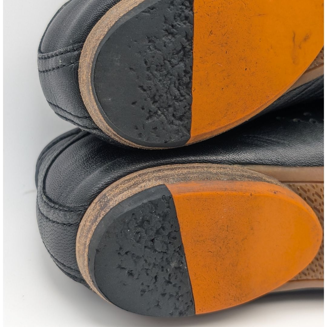 Hermes Evelyne Sneakers Leather Perforated Black — view 8