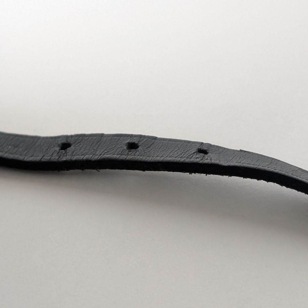 Hermes Hapi 3 Leather Black Silver Bracelet — view 6