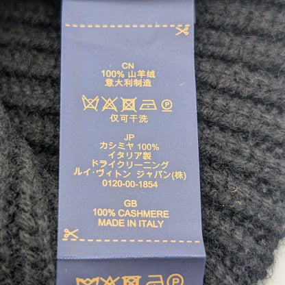 Louis Vuitton LV Spark Noir Black Knit Hat Beanie Logo — view 6