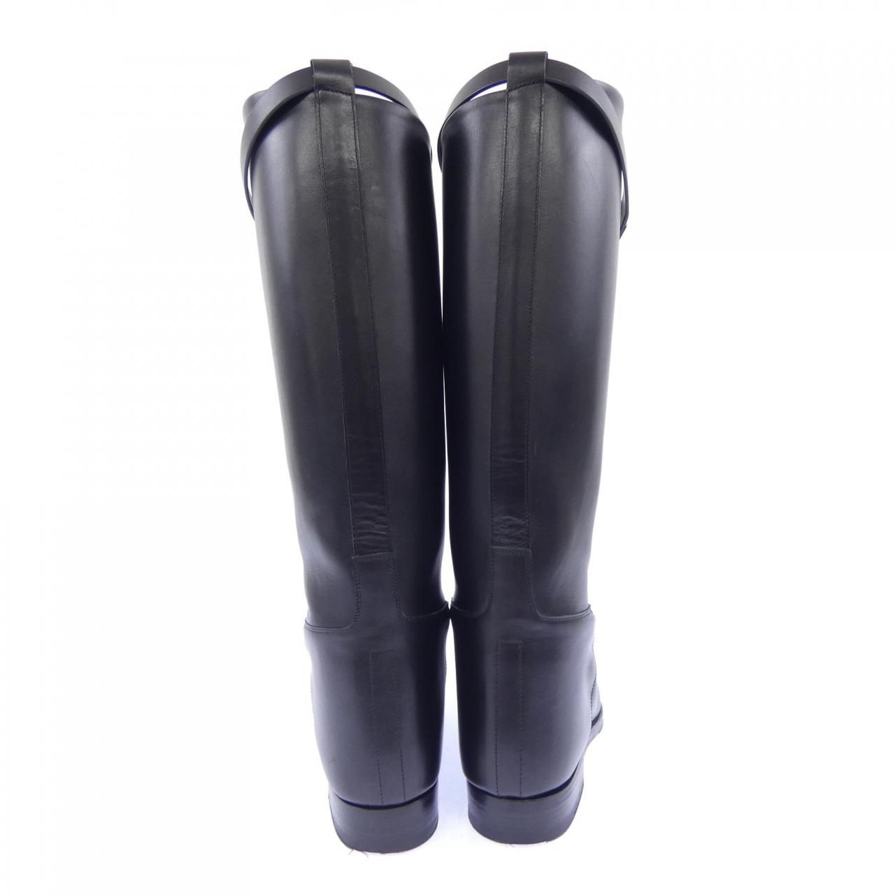 Hermes Jumping Kelly Buckle Long Boots — view 5