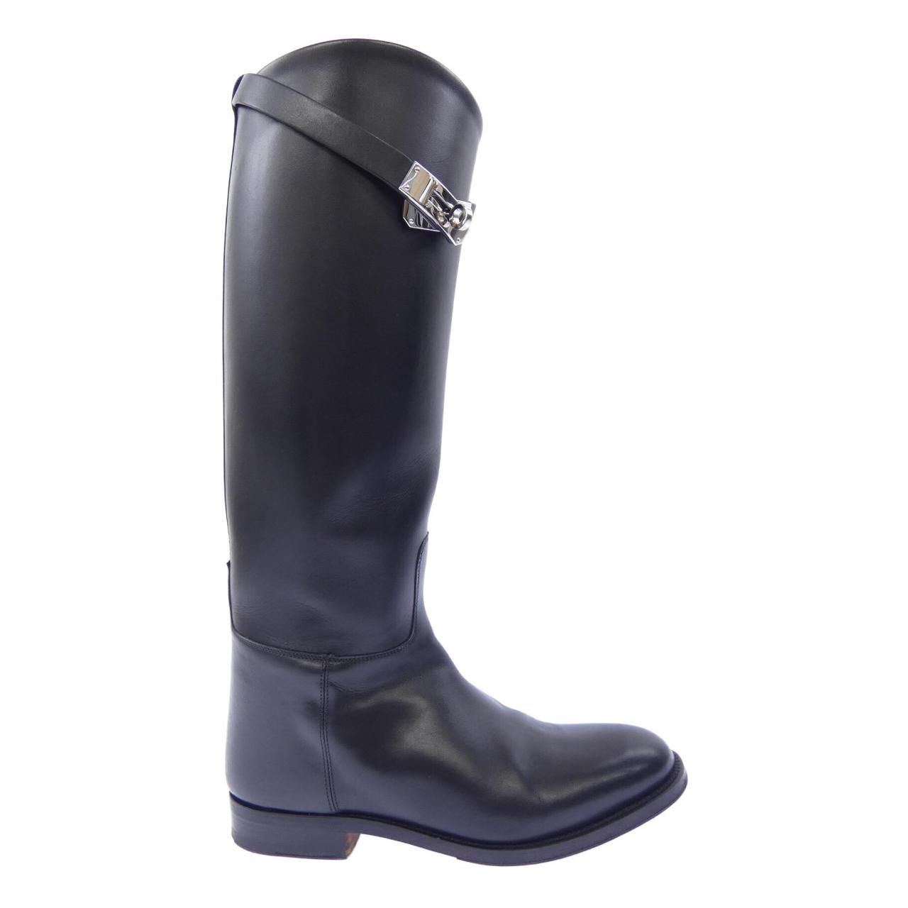 Hermes Jumping Kelly Buckle Long Boots