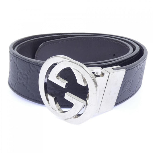 Gucci Interlocking Belt Black