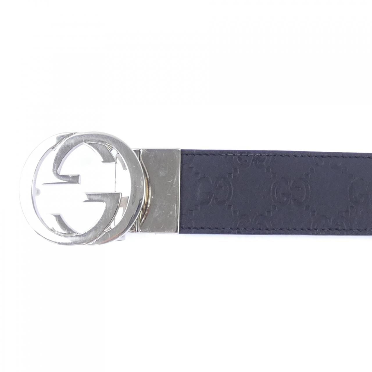 Gucci Interlocking Belt Black — view 2