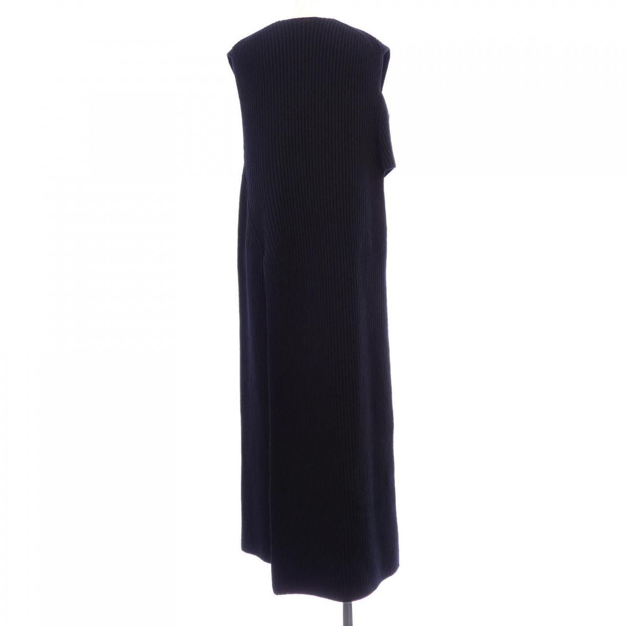Celine Long Vest Navy — view 2