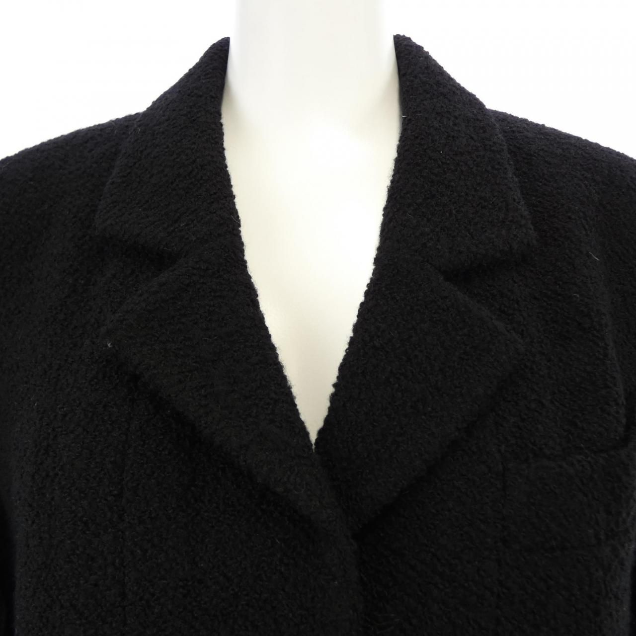 Chanel Vintage Coat Black — view 5
