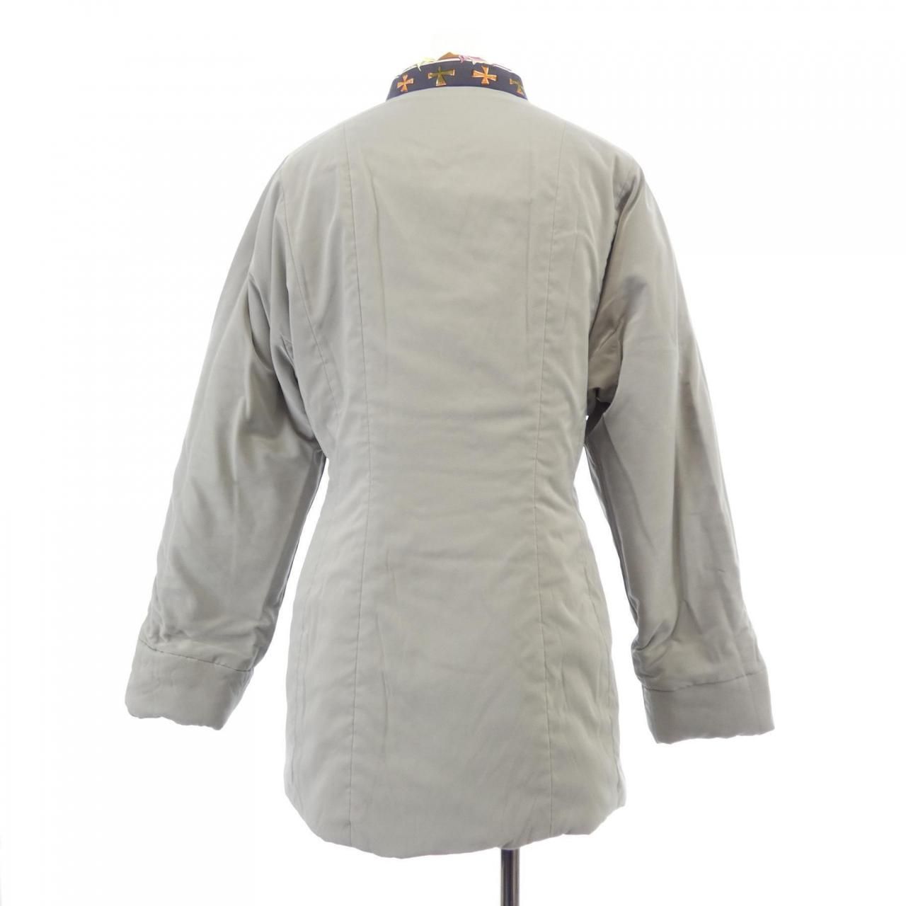 Hermes les Mythologies Des Hommes Rouges Twill Lane Jacket — view 8