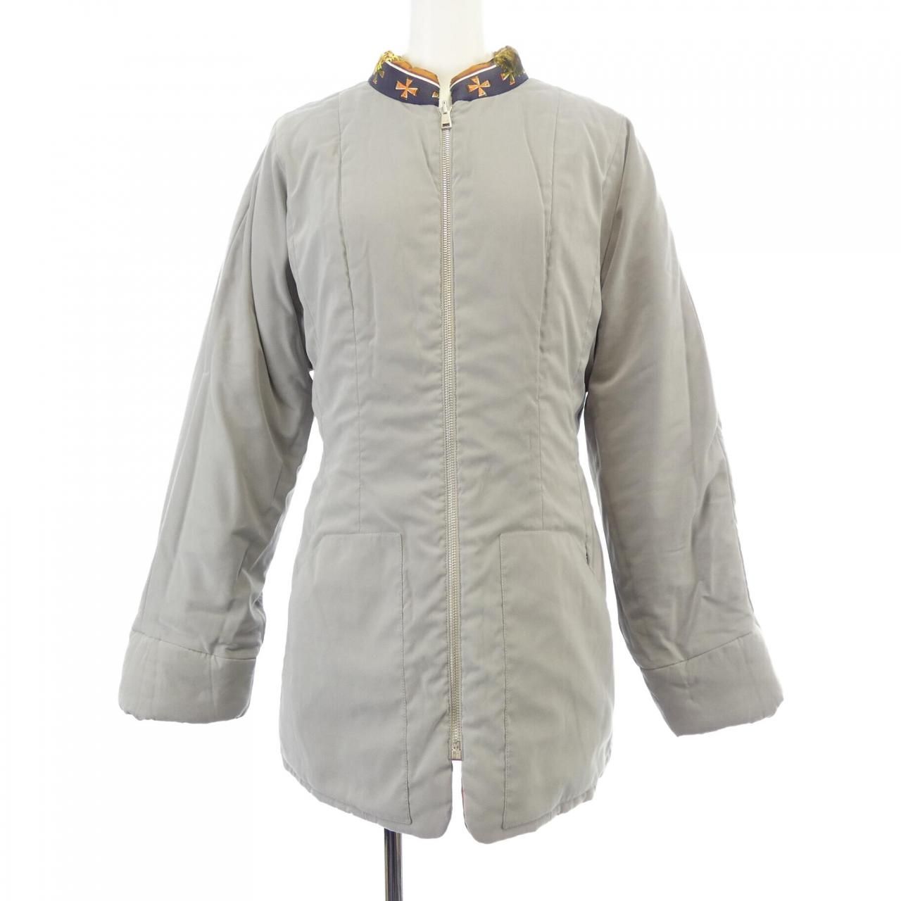 Hermes les Mythologies Des Hommes Rouges Twill Lane Jacket — view 7