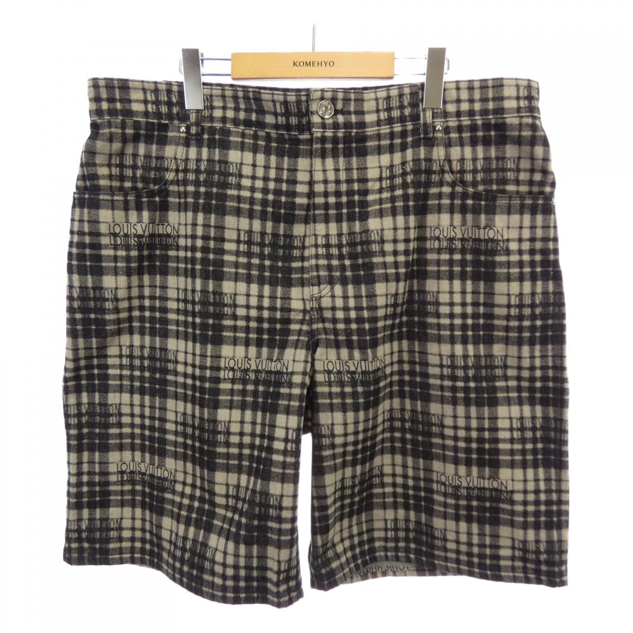 Louis Vuitton Check Denim Shorts