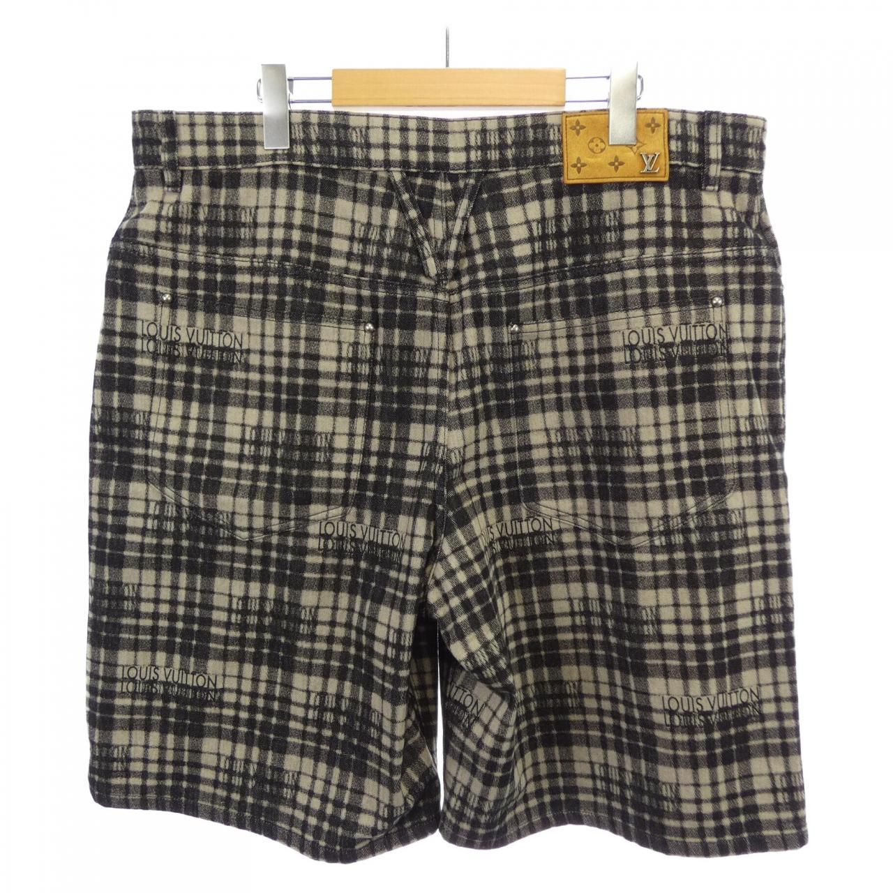 Louis Vuitton Check Denim Shorts — view 2