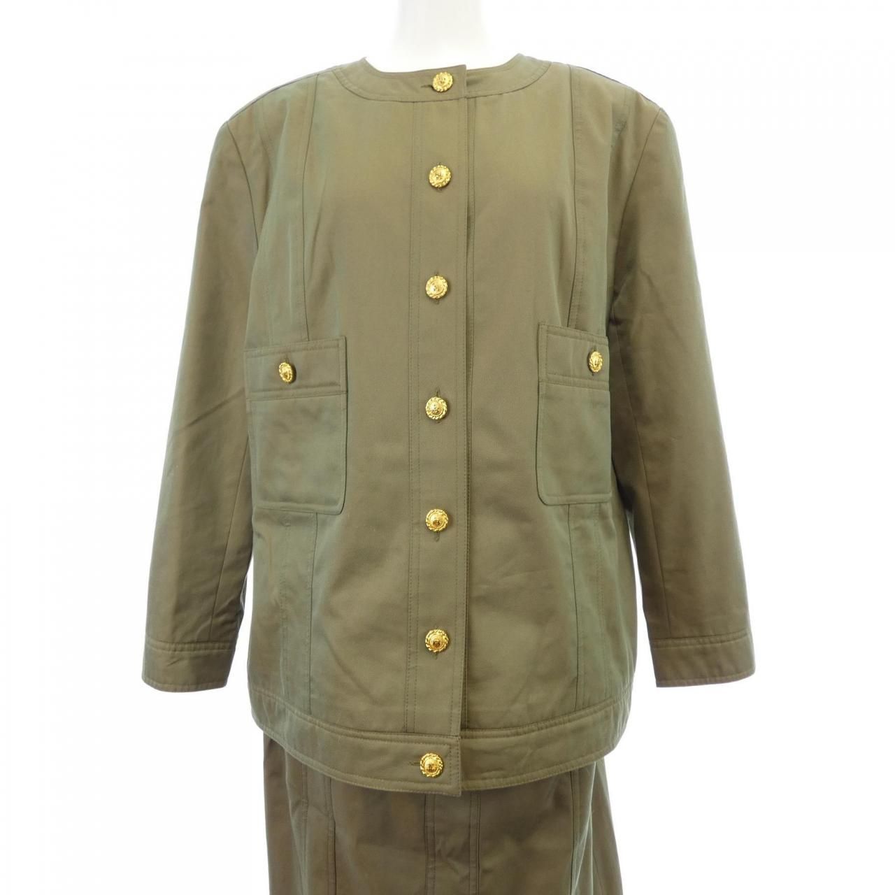 Chanel Vintage Suit Green