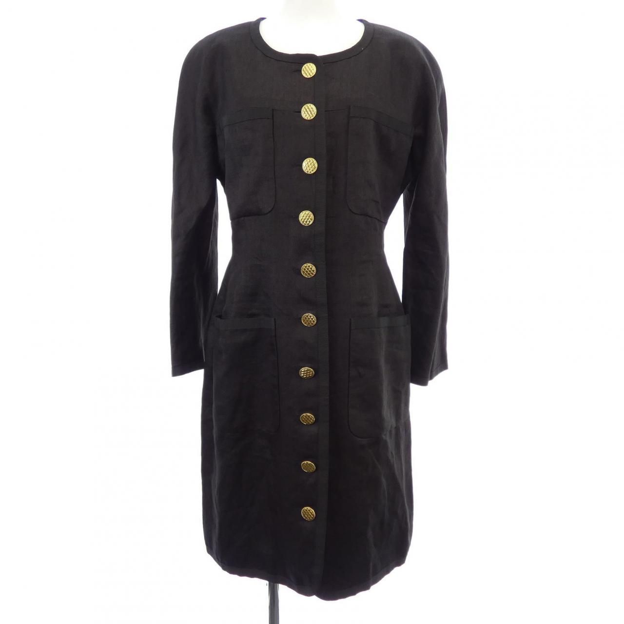 Chanel Vintage Coat Black