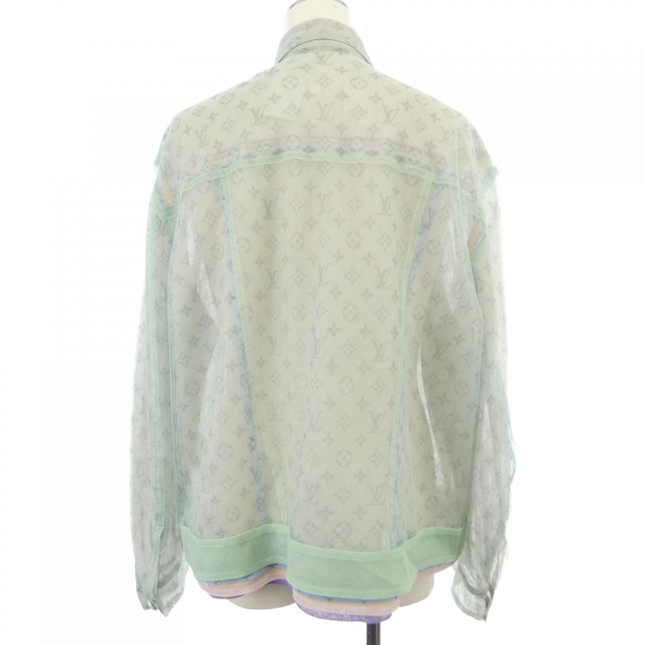 Louis Vuitton Multicolor Tulle Denim Jacket — view 2