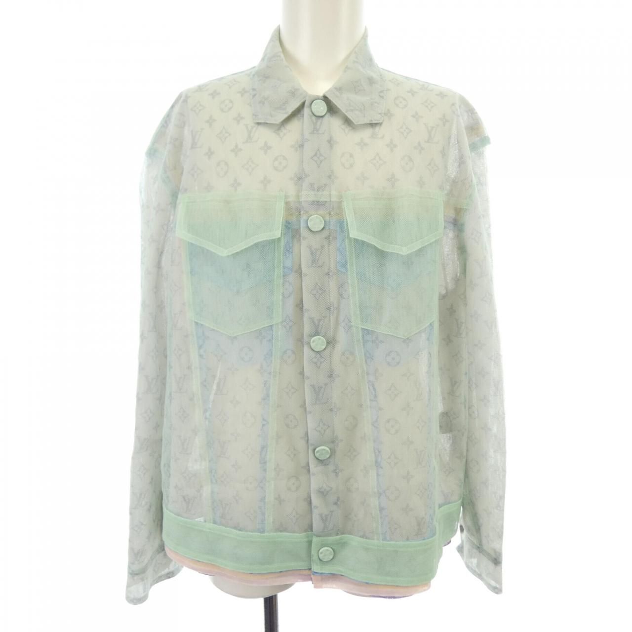 Louis Vuitton Multicolor Tulle Denim Jacket