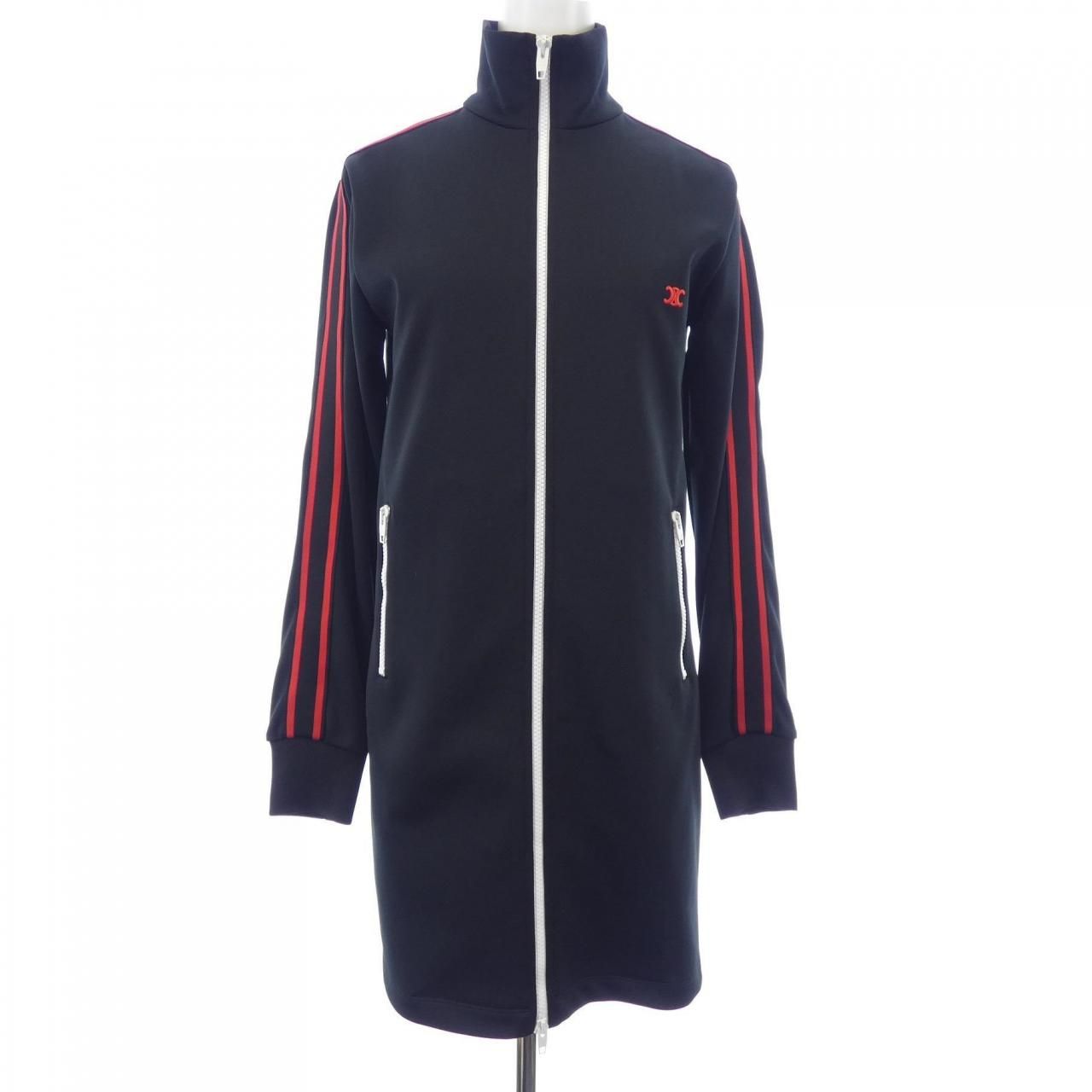 Celine Double Face Jersey Calf Dress