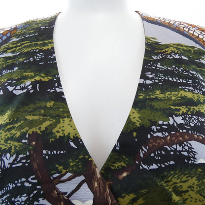 Hermes Vintage Sous Cedre Twill Lenevest Scarf — view 5