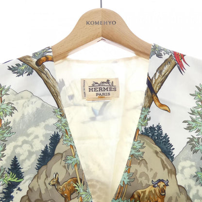 Hermes Twill Lane Vest — view 5