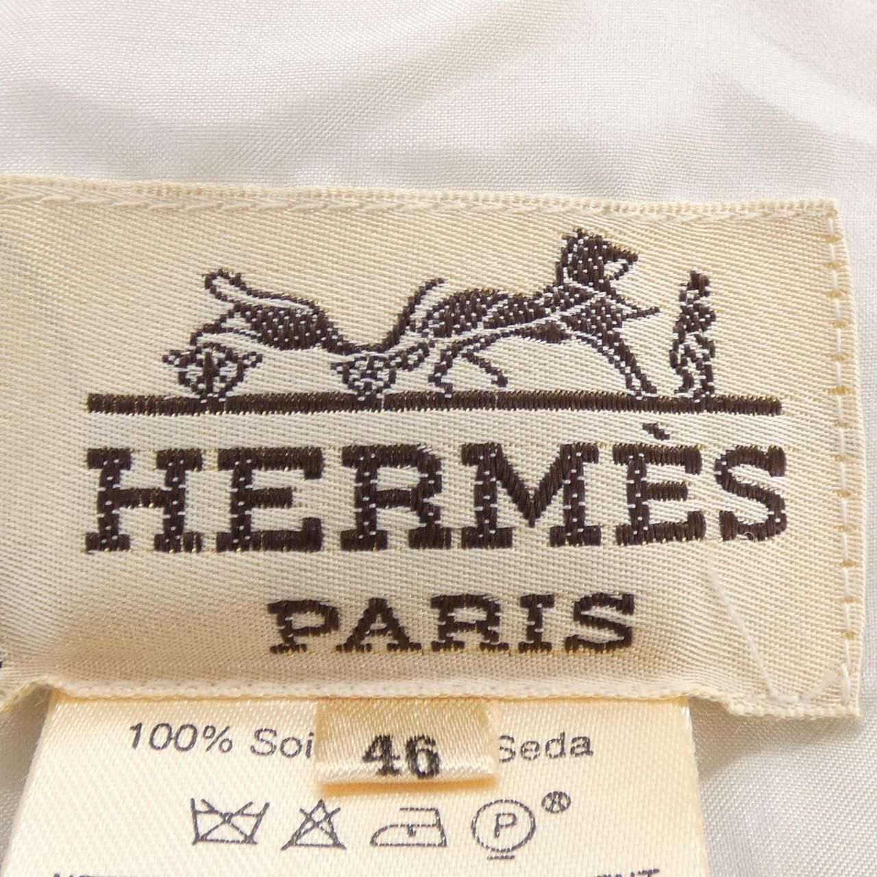 Hermes Twill Lane Vest — view 4