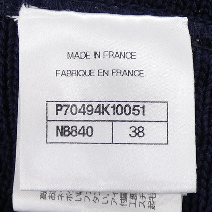 Chanel Collarless Jacket Navy — view 4