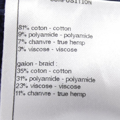 Chanel Collarless Jacket Navy — view 3