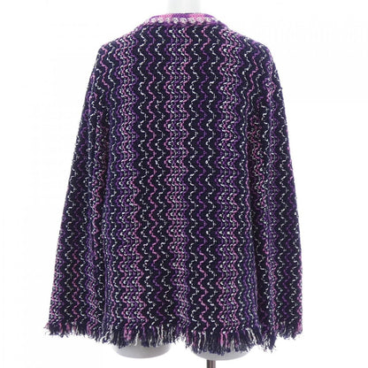 Chanel Collarless Jacket Navy — view 2