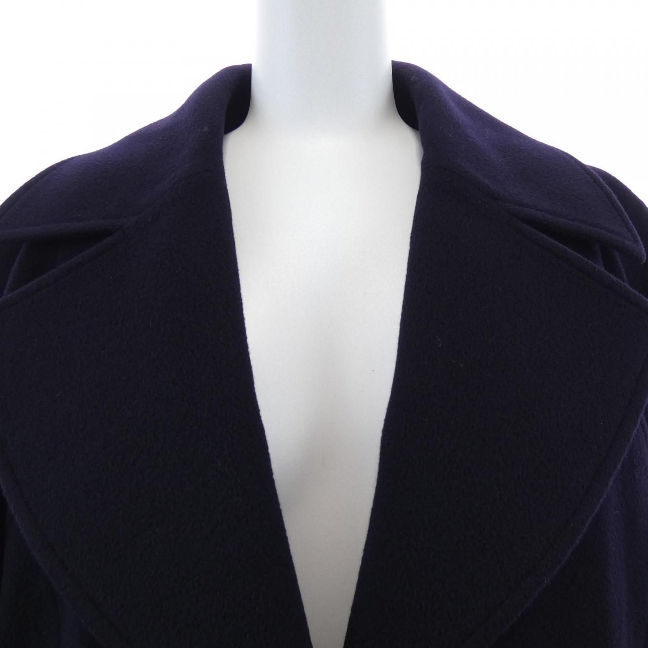 Chanel Vintage Coat Navy — view 5