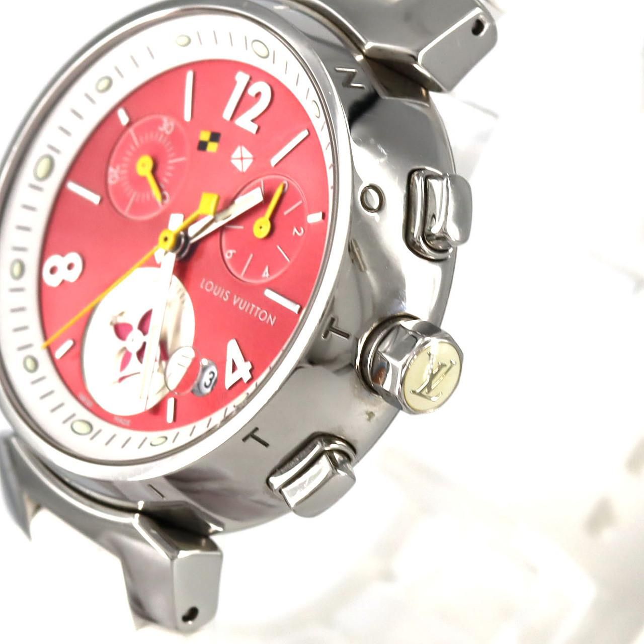Louis Vuitton Tamburla Bree Cup Chrono SS Quartz Watch — view 3