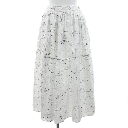 Dior Zodiac Skirt White