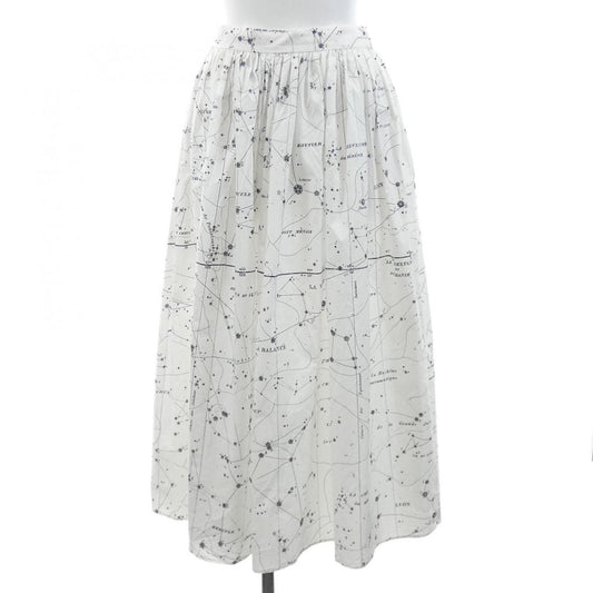Dior Zodiac Skirt White