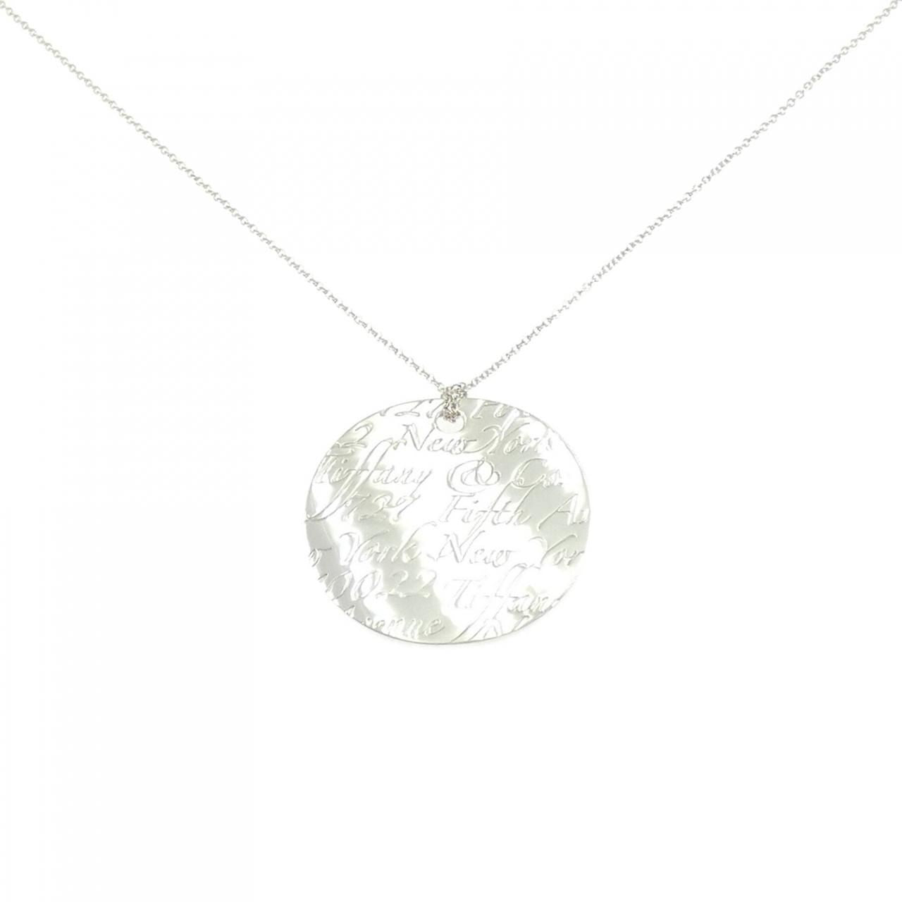 Tiffany & Co Notes Round Large Necklace