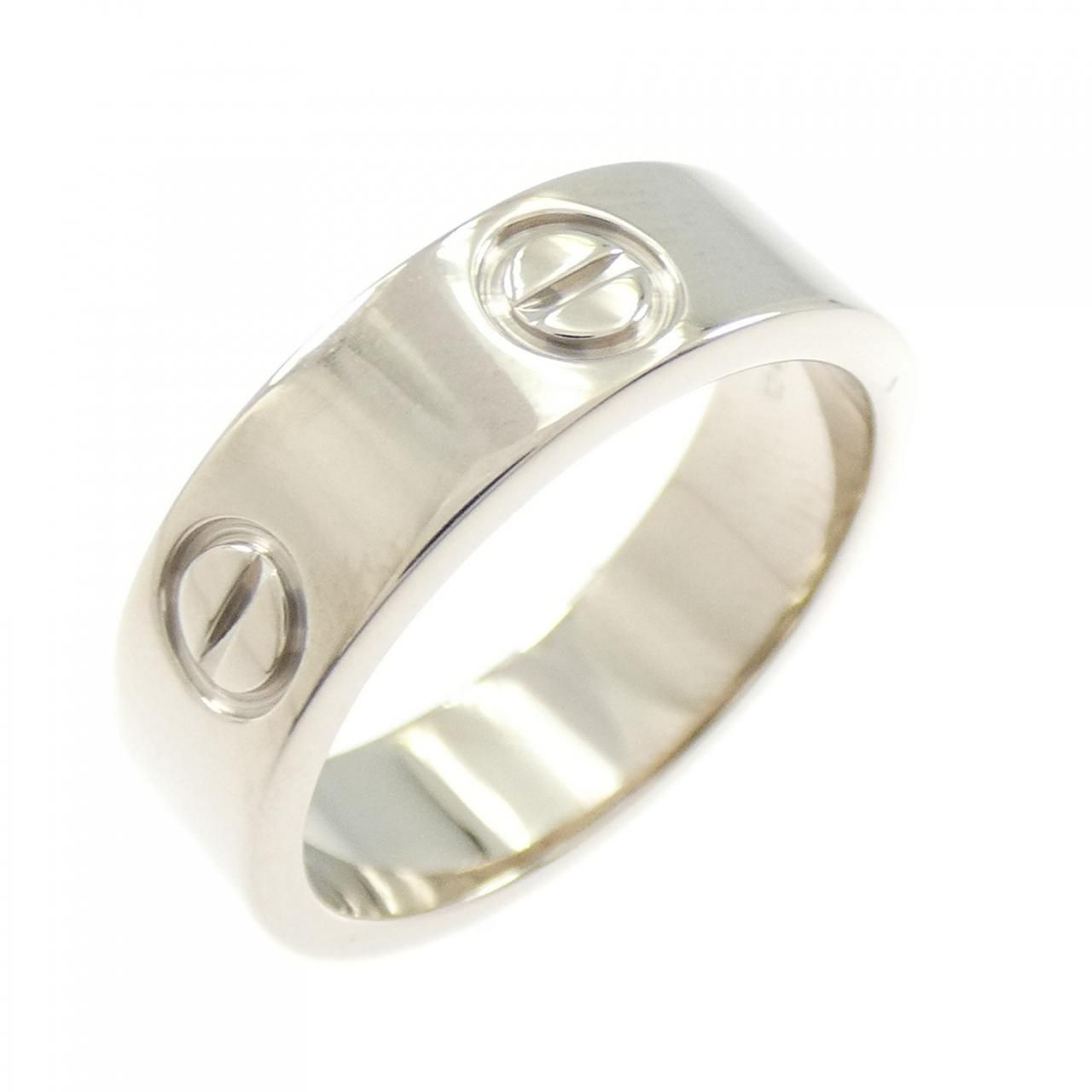 Cartier Love Ring White Gold