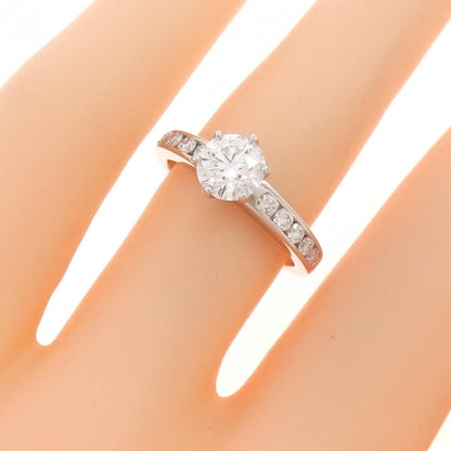Tiffany & Co Solitaire Channel Setting Ring .67 CT — view 5