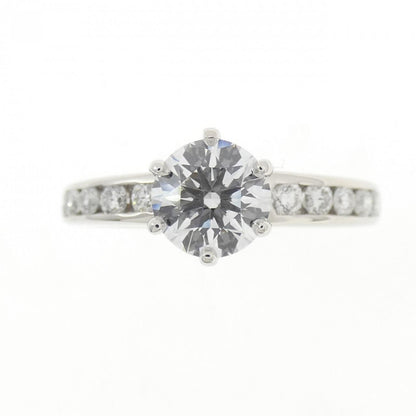 Tiffany & Co Solitaire Channel Setting Ring .67 CT — view 2
