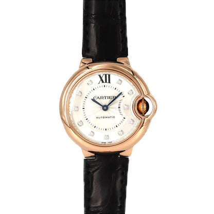 Cartier Ballon Blue PG RG Automatic Watch