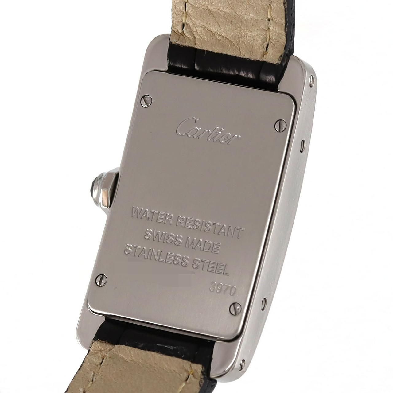 Cartier Tank American SM SS Quartz Watch — view 8