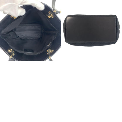 Gucci Black GG Canvas Leather 002 Tote — view 9