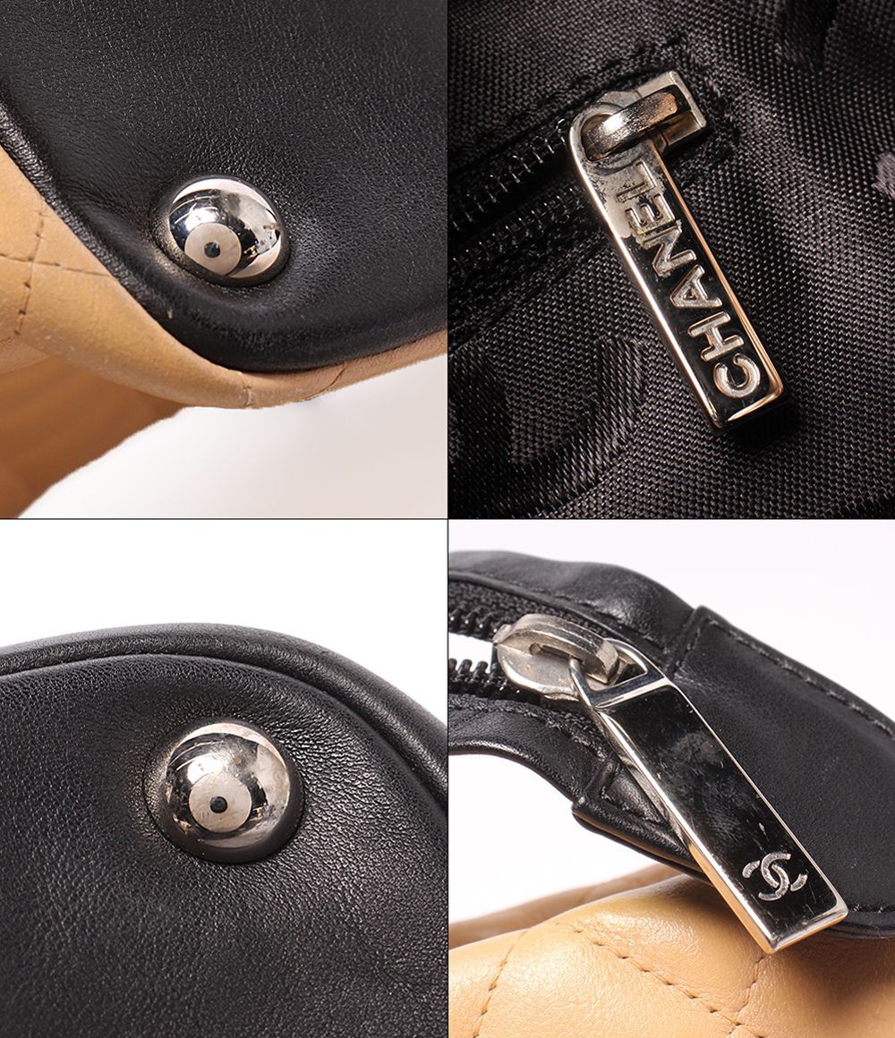 Chanel Tote Shoulder Bag Silver Cambon Line CC Logo Calfskin — view 7