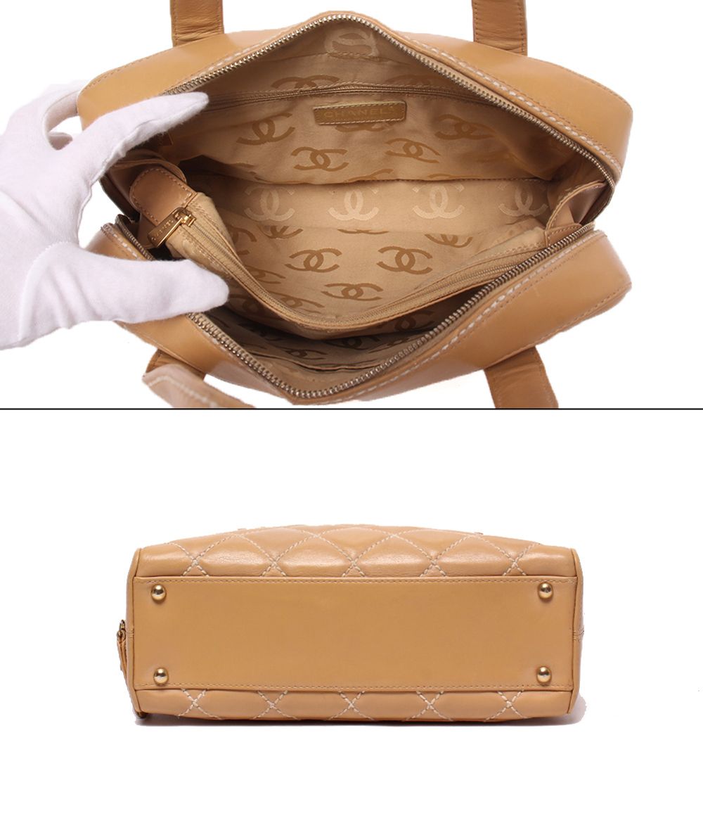 Chanel Handbag Gold Wild Stitch — view 3