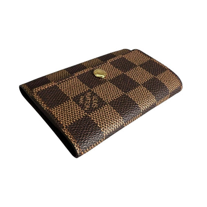 Louis Vuitton Damier Key Case for 6 Multicles 6 Brown Key Holder — view 6